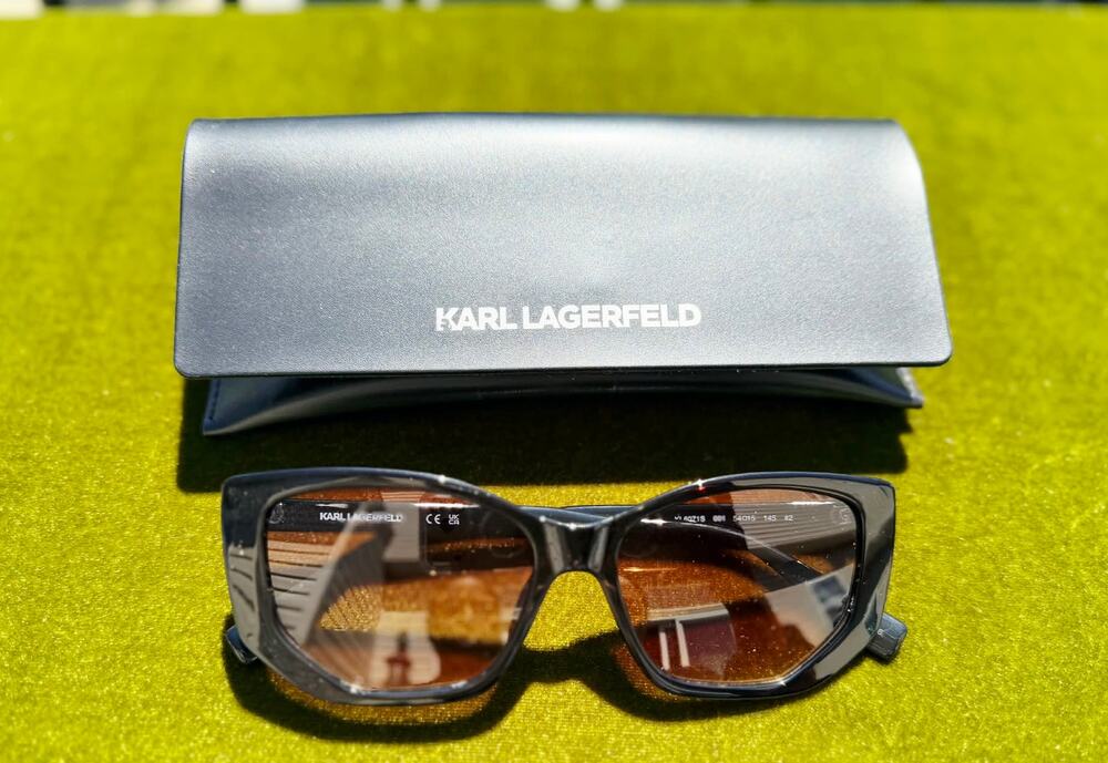✨ NWT ✨ AUTHENTIC Karl Lagerfeld Geometric Cat-Eye Sunglasses (Black / KL6071S)